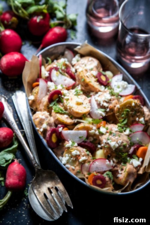 Spiced Moroccan Potato Salad 6 Moroccan Potato Salad ready to serve
