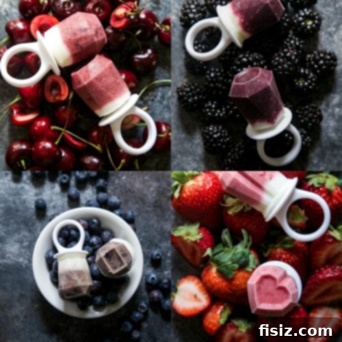 Star-Spangled Smoothie Pops 3 Homemade Fruit Ring Pops for Holiday Fun