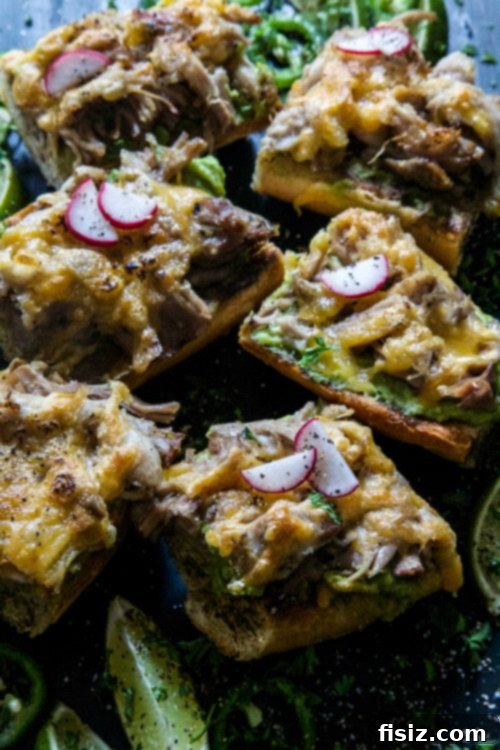 Zesty Pork & Avocado Toast Feast 5 Fresh ingredients for Salsa Verde Pulled Pork Avocado Toasts