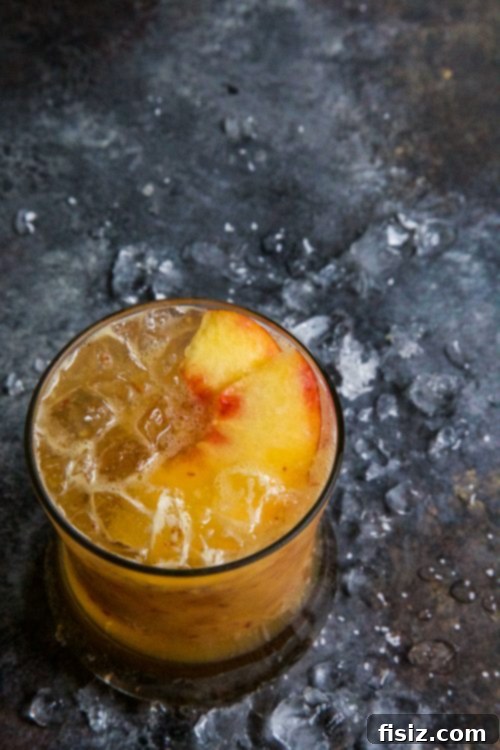 Sparkling Kombucha Peach Rum Punch 4 Homemade Kombucha Peach Rum Punch Recipe
