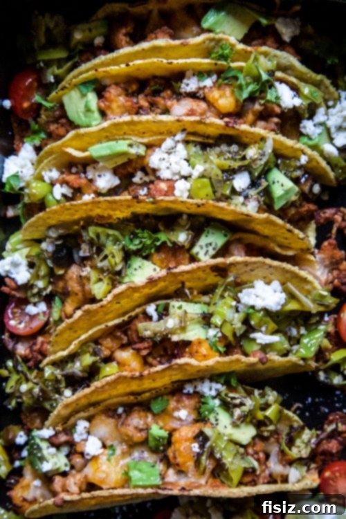 Tangy Al Pastor Chicken Tacos with Blistered Shishito Salsa 2 Golden Al Pastor Baked Chicken Tacos with Shishito Pepper Salsa