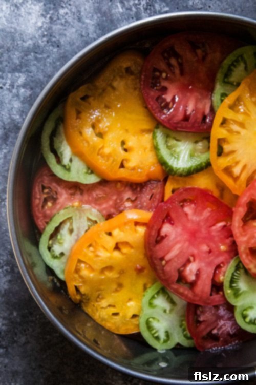 Savory Tomato and Bacon Upside Down Bake 4 Tomato & Bacon Upside Down Cake with fresh basil