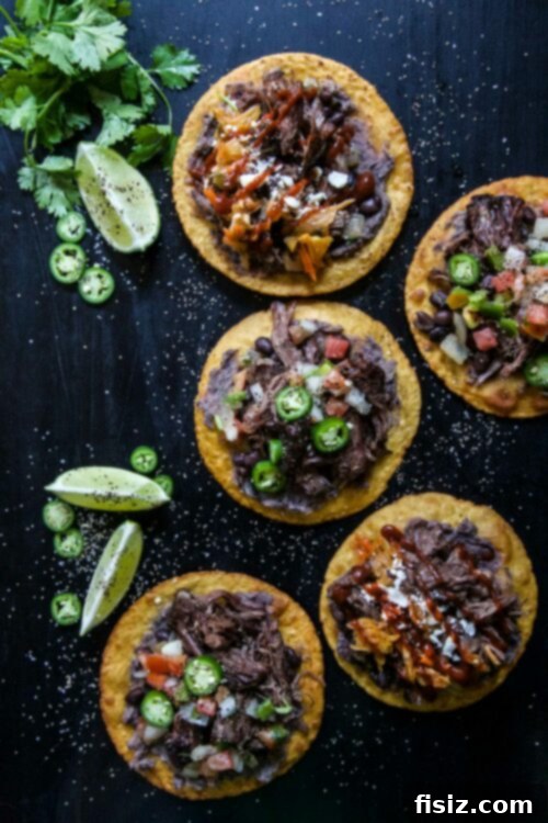 Korean BBQ Beef and Black Bean Chalupas 2 Delicious Korean BBQ Beef & Black Bean Chalupas, perfect for a fusion dinner