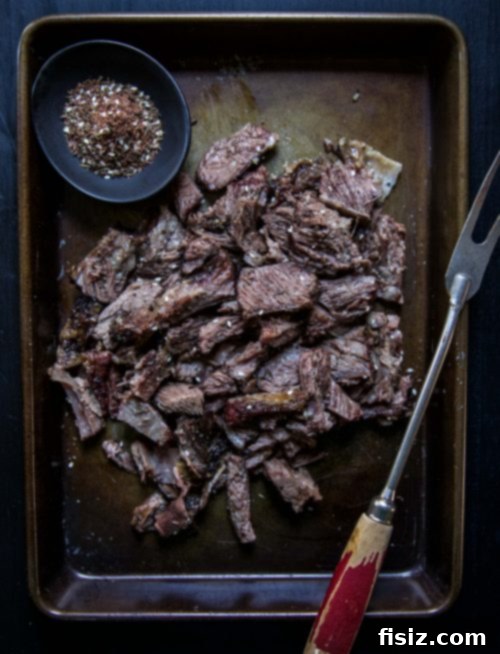 Zaatar Short Rib Stir Fry 3 Close-up of tender short ribs ready for stir-frying, seasoned with Za'atar.