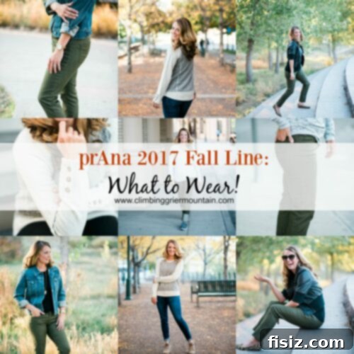 prAna 2017 Fall Line Style Guide 2 Woman modeling prAna 2017 Fall Collection apparel, showcasing versatile and comfortable style.