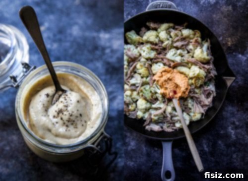 Creamy Tahini Ranch Buffalo Chicken Casserole 3 Buffalo Chicken Casserole with Tahini Ranch Dressing