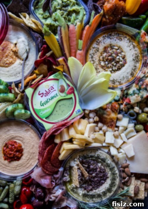 The Ultimate Hummus Board with Sabra Hummus