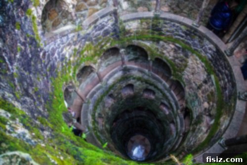 Lisbon Revealed: Your Guide to Stays, Bites, and Sights 39 Entrance to the famous Initiation Well at Quinta da Regaleira