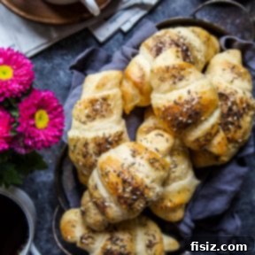 Easy Za'atar Croissants with Labneh recipe image