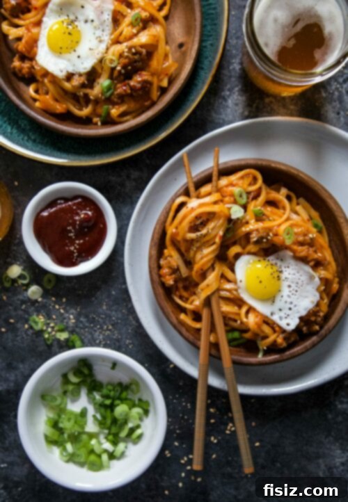 Umami Pork Kimchi Udon 2 Quick and Easy Pork & Kimchi Udon Noodles Recipe