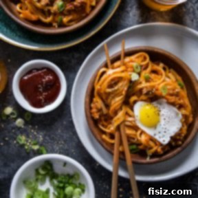 Umami Pork Kimchi Udon 6 Pork and Kimchi Udon Noodles