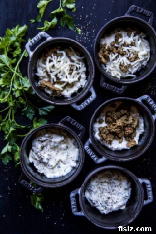 Shawarma Spiced Lasagna Bites 3 Layers of Lamb Shawarma and cheese in lasagna cups