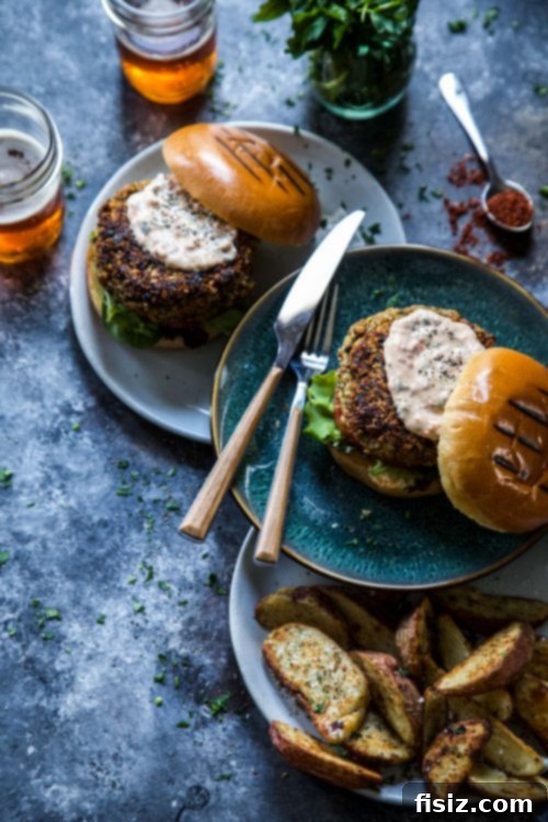 Turkish Zucchini Burgers with Harissa Greek Yogurt 5 Cooked Turkish Zucchini Burger on a Bun with Harissa Sauce