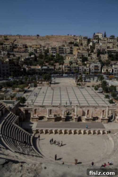 Audience area of Roman Theatre