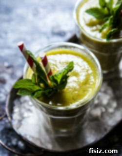 Vibrant Turmeric Pineapple Kiwi Mint Smoothie 7 img 24067 6