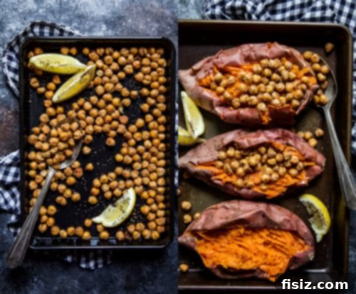 Ginger-Tahini Sweet Potato Boats with Toasted Sesame Chickpea 3 Another view of the stuffed sweet potato