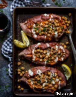 Ginger-Tahini Sweet Potato Boats with Toasted Sesame Chickpea 7 img 24091 6