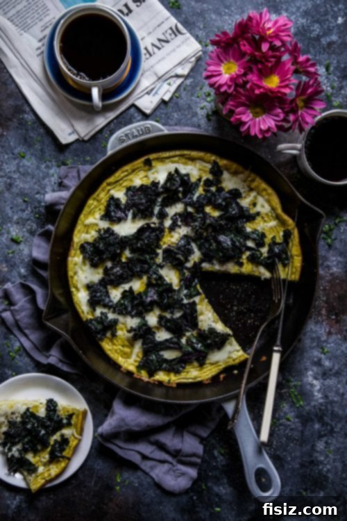 Shawarma Skillet Pizza with Crispy Kale 6 Healthy Shawarma Frittata with Crispy Kale and Eggs