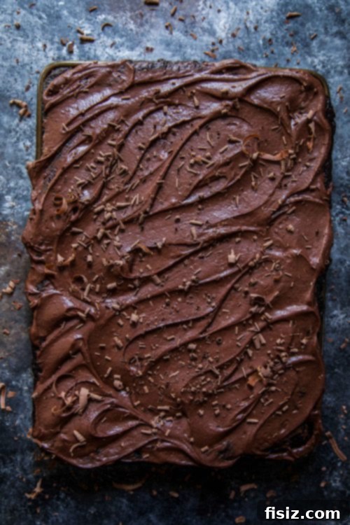 Exotic Cardamom Chocolate Sheet Cake 3 Cardamom Chocolate Sheet Cake