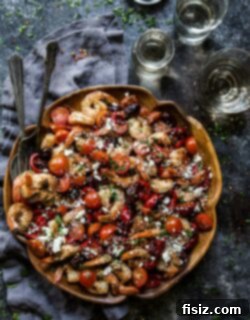 Fiery Feta Shrimp and Fennel 6 Finished Spicy Shrimp with Fennel and Feta Dish