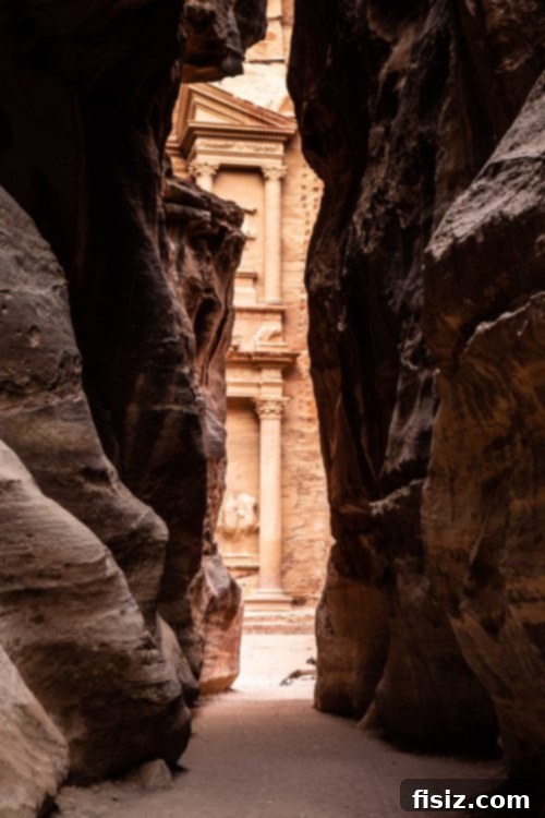 Petra Jordan Stay Dine and Discover the Rose City 13 The Treasury (Al-Khazneh) in Petra at sunrise