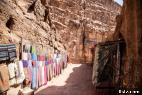 Petra Jordan Stay Dine and Discover the Rose City 21 Souvenir stalls along the main path in Petra