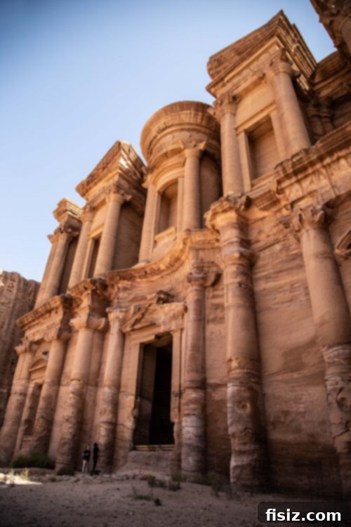 Petra Jordan Stay Dine and Discover the Rose City 23 The Monastery (Ad Deir) in Petra, a monumental carved structure