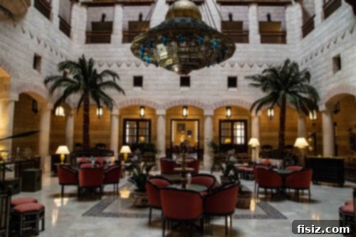 Petra Jordan Stay Dine and Discover the Rose City 4 Interior of Movenpick Resort Petra lobby