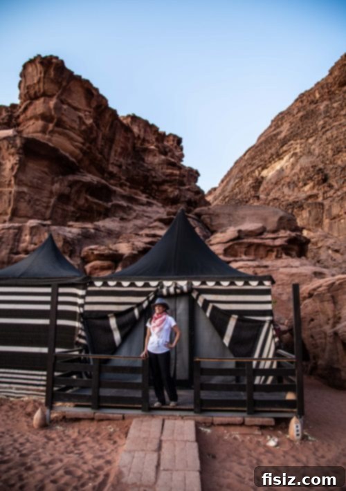 Journey to Wadi Rum Your Essential Guide to Sleeping Eating and Exploring the Martian Landscape 10 Wadi Rum Night Luxury Camp porch view