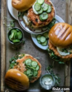 Easy Ginger Salmon Burgers and Crisp Pickled Cucumbers 7 img 24315 6
