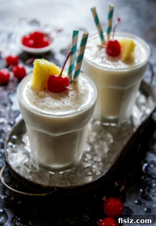 Cardamom Rum Pina Colada - A Refreshing Summer Cocktail