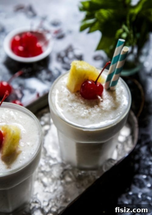 Tropical Cardamom Rum Pina Colada