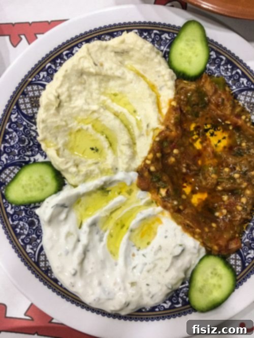 Aqaba Jordan Your Essential Travel Guide 16 Assortment of Middle Eastern appetizers and dips