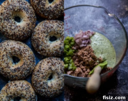 Everything Bagel Green Goddess Tuna Salad 4 A picturesque view of Montreal's vibrant cityscape, hinting at travel and adventure