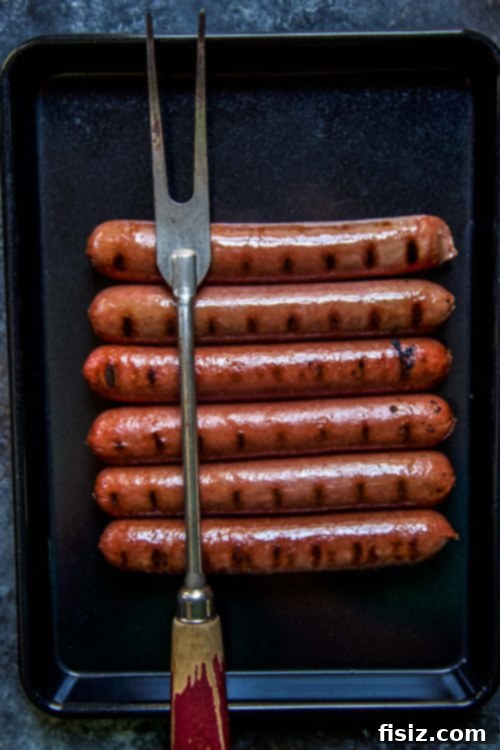 Indulgent Cheeseburger Dogs 4 Ingredients laid out for making Loaded Cheeseburger Hot Dogs