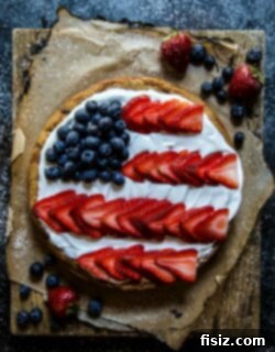 Stars & Stripes Cookie Cake with Fluffy Marshmallow Topping 7 img 24502 6