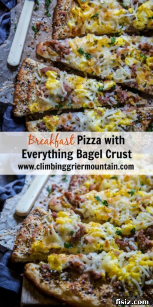 Everything Bagel Breakfast Bake 8 Breakfast Pizza with Everything Bagel Crust