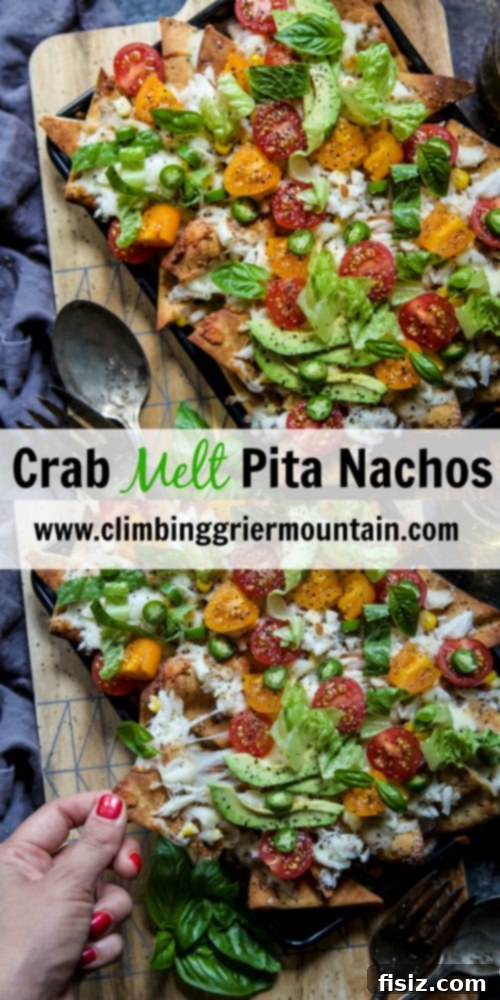 Loaded Crab Pita Nachos 8 Crab Melt Pita Nachos