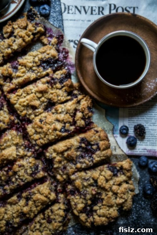 Blissful Blackberry Crumble Squares 2 Blackberry Bliss Crumble Bars: A Perfect Summer Dessert