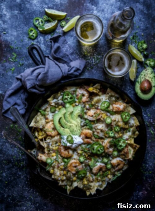 Zesty Tequila Shrimp Chilaquiles 2 Delicious Tequila Shrimp Chilaquiles served in a skillet