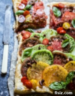 Effortless Tomato Tart with Almond Vinaigrette 7 img 24685 6