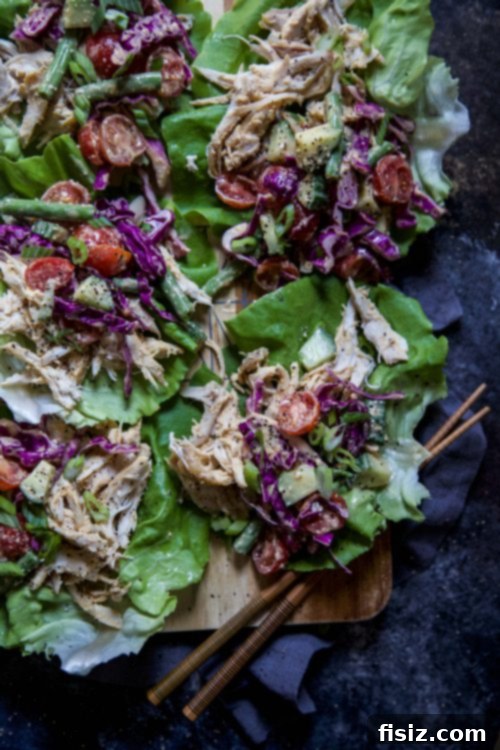 Gochujang Chicken Lettuce Wraps 3 Embracing 90s fashion - overalls and plaid