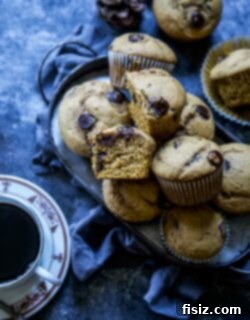 Decadent Dark Chocolate Pumpkin Muffins 7 img 24845 6