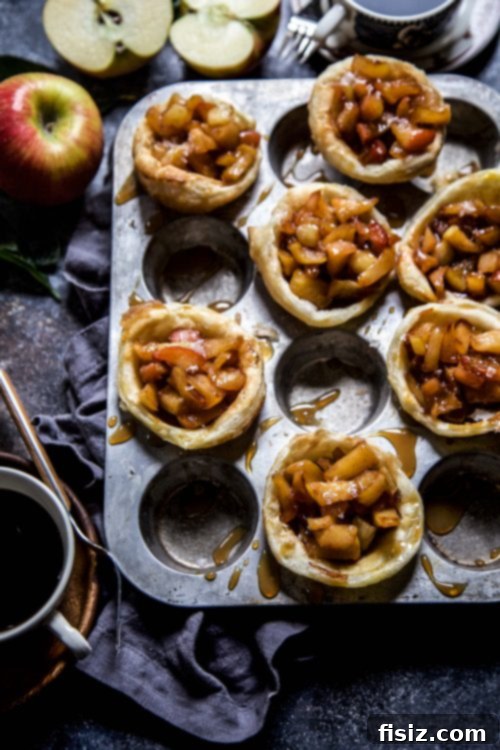 Golden Churro Apple Pies with Salted Caramel Drizzle 5 Churro Apple Pies Ready to Serve