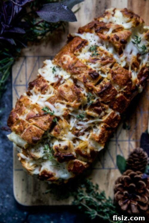 Golden Pumpkin Triple Cheese Tear-and-Share Loaf 2 Three Cheese Pumpkin Pull-Apart Bread