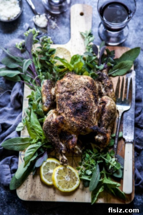 Tender Mediterranean Slow Cooker Whole Chicken 3 Seasoned whole chicken in a slow cooker, ready to cook