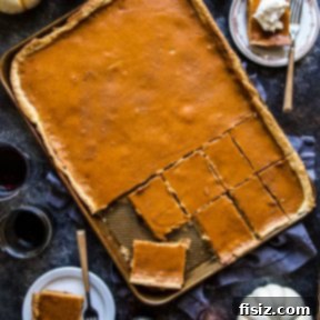 Easy Sheet Pan Pumpkin Pie