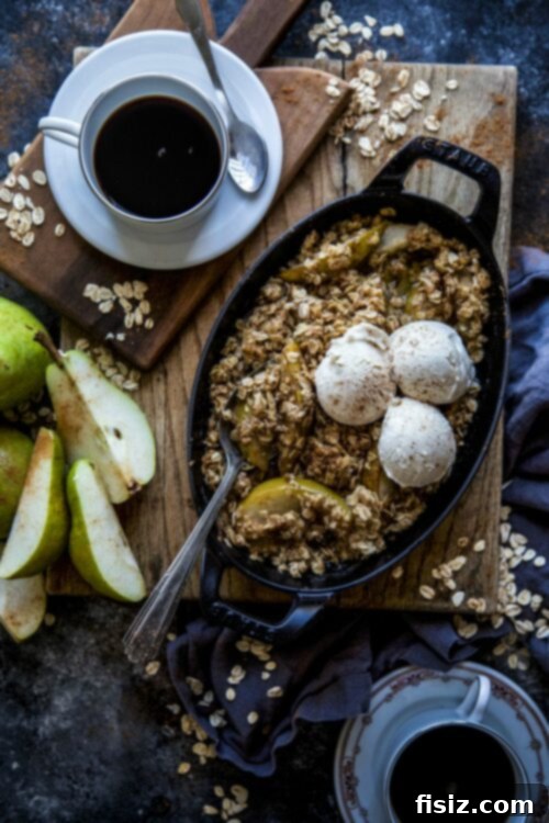 Oatmeal Cookie Ginger Pear Crisp 3 Ginger Pear Oatmeal Cookie Crisp - Ready for Holiday Guests
