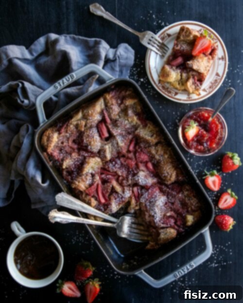 Modern Comfort Cooking Turns One Join Our Giveaway Celebration 5 Almond Butter & Strawberry Croissant Pudding.