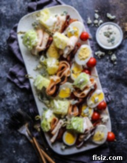 Rotisserie Chicken Cobb Skewers 7 Final plated Rotisserie Seasoned Chicken Breast Cobb Salad Skewers